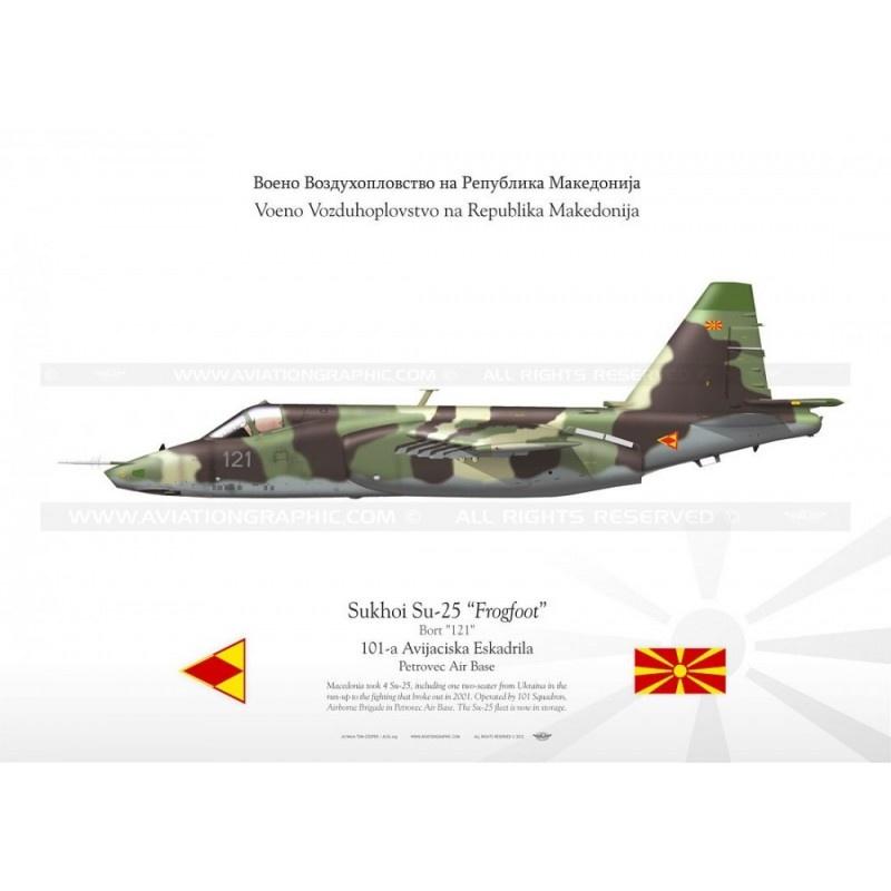 Історія 4 Су-25 та братерства з Македонією